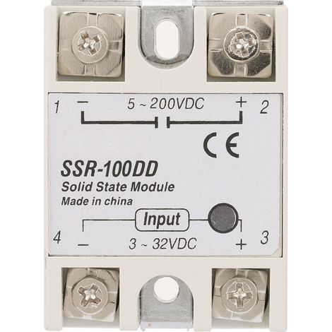Module relais, relais statique haute sensibilité 3-32 V CC, 5-25 mA pour protection incendie automatique, système de sécurité moyenne puissance, connexion périphérique informatique (1/5)