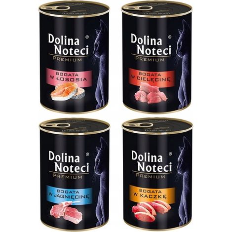DOLINA NOTECI, MIX DI GUSTI PREMIUM PER GATTI, 24X400G