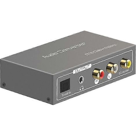 Convertisseur audio multifonction 192kHz, pour Arc Toslink optique Spdif Coaxial à 3,5 mm Jack Aux Coax (1/5)