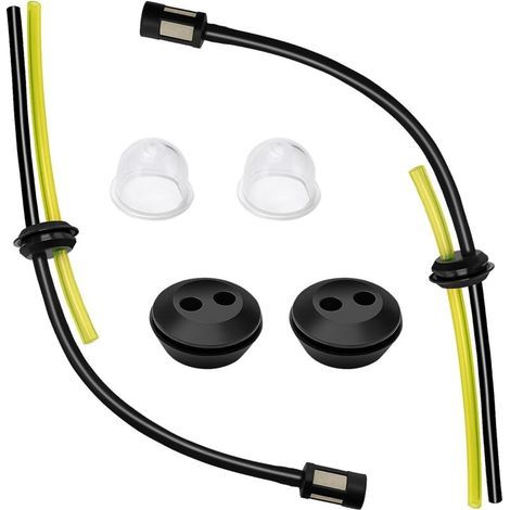 Kit de 2 filtres pour conduite de carburant, conduites de réservoir pour débroussailleuse, remplacement universel pour conduite de carburant, poire d'amorçage, tube de joint, pour débroussailleuse, tr (1/4)