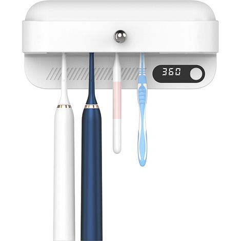 UV-Sterilisator für Zahnbürste und Rasierer mit schneller Trocknung – Beseitigt 99,9 % der Bakterien (Staphylococcus Aureus) – Hygienische Desinfektions- und Aufbewahrungsbox-lsw (1/5)