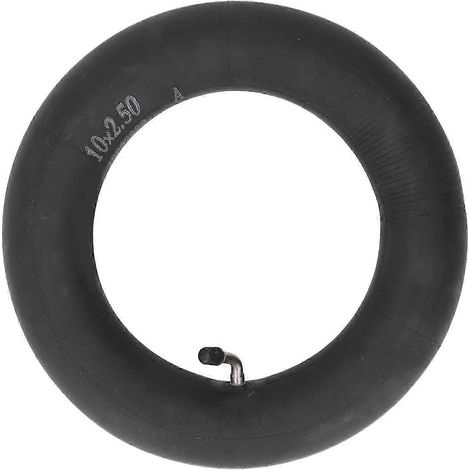 Chambre à air pour trottinette électrique 2024, 10 x 2,5 pouces, en caoutchouc, avec valve à 45 degrés, compatible avec les pneus de trottinette électrique. (1/5)
