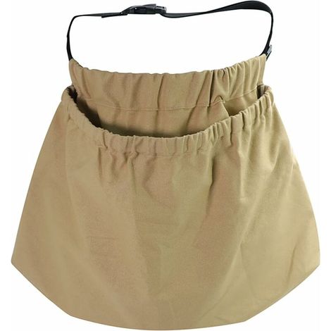 Delantal de jardinería para cosechar y desherbar, bolsa de cintura Oxford de gran capacidad para recoger frutas y verduras, bolsa de recolección de jardinería, bolsa de recolección, 60 x 38 cm, color 