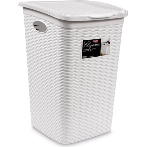 Portabiancheria Stefanplast Elegance Bianco 50 lt 37 x 38 x 54,5 cm (1/3)