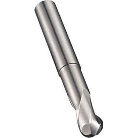Fraiseuse à rayon S629 D.8mm, longueur de l'embout 25mm, en carbure poli, Z.2 (1/4)