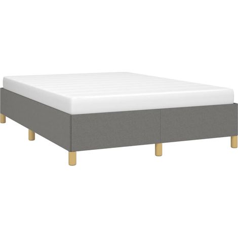 Giroletto senza Materasso Grigio Scuro 140x190 cm Tessuto vidaXL (1/4)