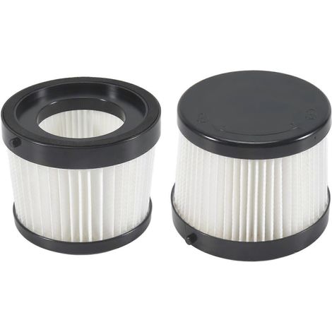 Lot de 2 filtres HEPA de rechange pour aspirateur portatif sans fil DEWALT DCV501HB 20 V, avec joint noir, référence DCV5011H (1/5)