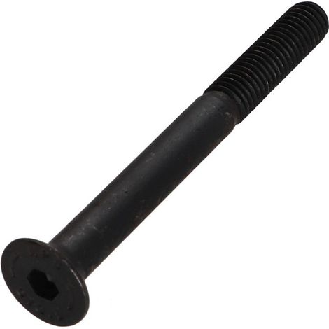 Vis métaux FHC tête fraisée empreinte hexagonale creuse Clé de 4 HC4 M6X80 Filetage partiel Classe 10.9 Acier brut-1 pièce
