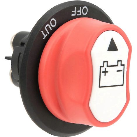 Batterietrennschalter, Stromabschaltung, 50 A DC, 32 V, für Auto, Wohnmobil, Boot