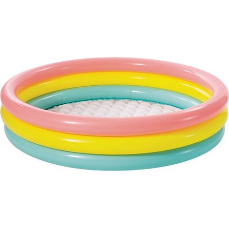 Piscina Gonfiabile Tonda 3 Anelli +2 Anni - ø cm.147x33h. - peso kg.1,76 (57422) (1/10)