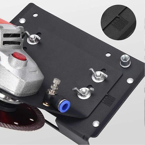 Support de meuleuse d'angle à chanfreiner à 45°, type 100, compatible avec le chanfreinage et la découpe à 45° des carreaux de céramique, du métal, de la céramique et du support de chanfreinage de car (1/5)