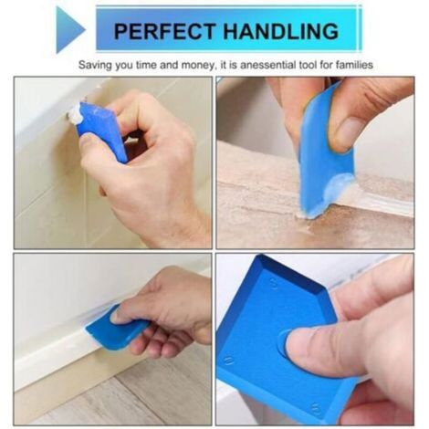 Lot de 5 outils silicone multi-angle pour joints cuisine & salle de bain – Application précise et facile (1/5)