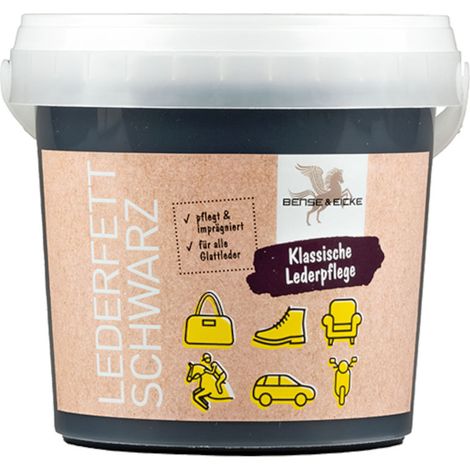 B & E Lederfett schwarz - 500 ml