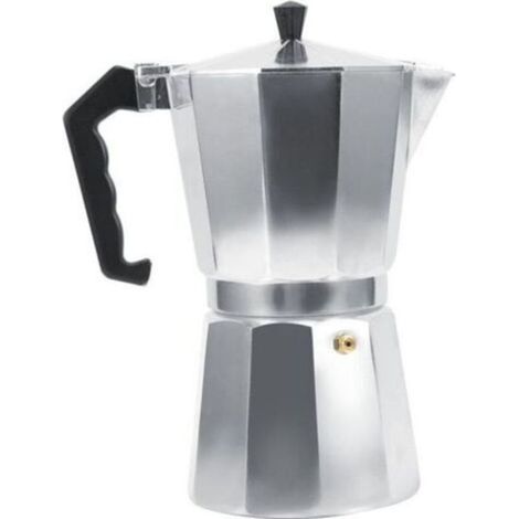 Cafetière Aluminium Type Italien Espresso Moka(600ML 12 tasses)--Rose Vie (1/2)