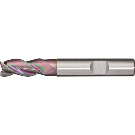 Schaftfräser DIN 6527L Typ W D.3mm VHM spezial 45Grad HB Z.2 lang TECWERK