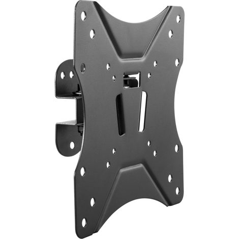 Support mural noir, poids max. 25 kg, 23"-42" Cabletech
