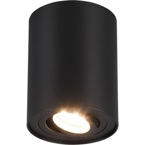 Spot plafond COOKIE noir Trio GU10 orientable gradable (1/4)