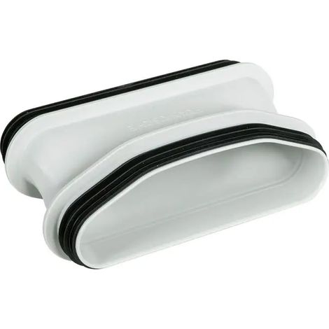 Fränkische Elemento de unión profi-air tunnel 132x52 mm incl. Junta 180 Grados girado, 78313222