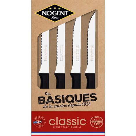 Coffret de 4 couteaux à steak - Nogent 3 Etoiles - 00081v (1/2)
