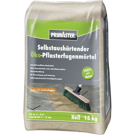 Primaster Pflasterfugenmörtel Öko selbstaushärtend 15 kg hell