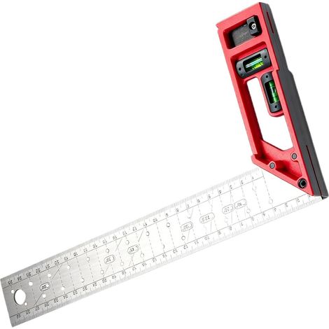 Règle d'angle droit de précision Équerre à 90° pour la construction de meubles, armoires, placards, penderies, chaises et tables