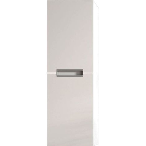 Kibath Mueble auxiliar de baño VOLARE 35x27 cm acabado BLANCO brillo de colgar (1/5)