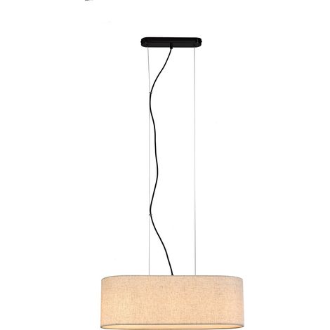 Lampadario scandinavo Narmin beige tessuto 3xE27 Rabalux (1/3)