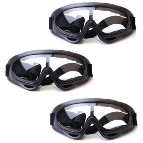 3 Pack Lunettes de Sécurité,jeux de plein air pour enfants Lunettes de protection,Protection des yeux et pour le travail en laboratoire (1/5)