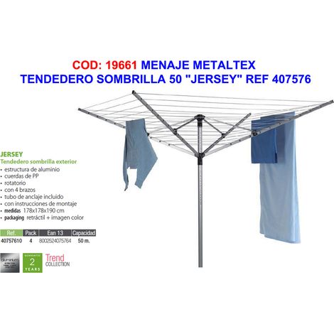 Stendino per ombrellone Metaltex 50 jersey