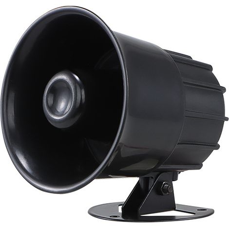 Sirène d'alarme 12 VDC – 125 dB – Matériau ABS – – Pour systèmes de sécurité (1/2)
