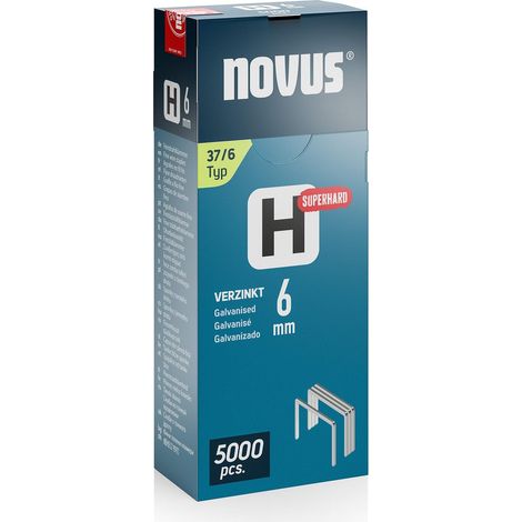 Agrafes en fil fin de type 37, longueur 6 mm, 5000 pièces (1/4)