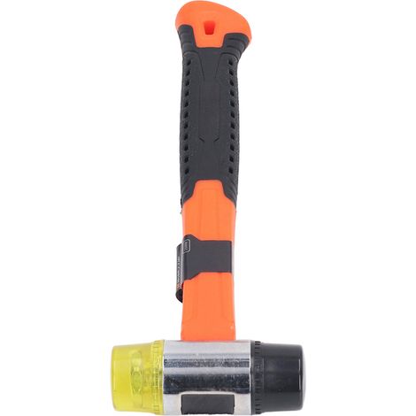35-mm-Doppelkopfhammer mit flexiblem PVC- und Gusseisengriff, Multifunktionshammer für Bau- und Heimwerkerarbeiten (1/5)