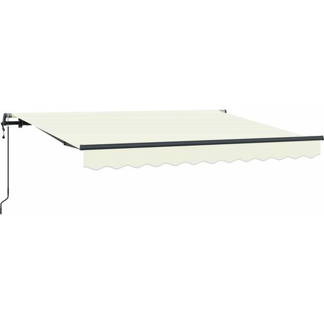 Maison Exclusive - Tenda Retrattile Crema 250 x 200 cm Tessuto