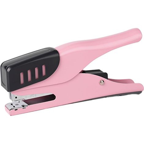 Agrafeuse de bureau robuste, ergonomique et à effort réduit compatible avec les agrafes 24/6 et 26/6, et dotée d'une enclume réversible.