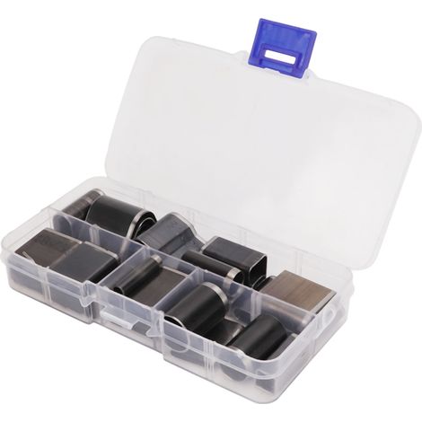 24 moules de découpe en pâte polymère à faire soi-même pour motifs perforés, perforatrice pour étui en cuir avec boîte, outils pour le cuir (1/5)