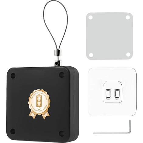 Ferme Porte Sans Perçage, Ferme Porte Automatique Noir ForceTraction1200G (1/5)