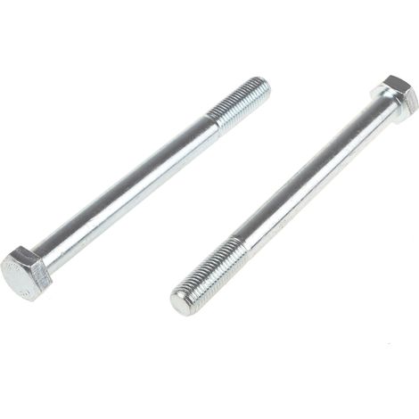 Vis à tête hexagonale, Acier Galvanisé brillant, M16 x 180mm ( Prix pour Sachet de 10 ) (1/2)