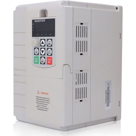 AIPERQ Jeffergarden Variateur de Vitesse pour Moteur 220VAC 7,5KW Variateur de Fréquence Monophasé VFD Convertisseur de Fréquence Entrée Monophasé Sortie Triphasé (1/4)
