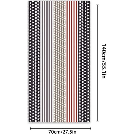 Serviette de plage, serviette de plage en fibres ultra-fines et absorbantes, serviette imprimée, tapis de plage (1/4)
