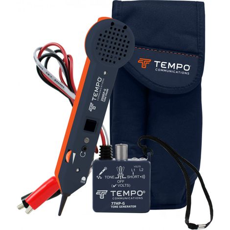 Tempo 701K Set von Sonden schwarz für elektrische Messungen