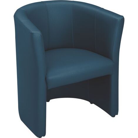 Chauffeuse Premium - simili cuir - bleu - Maxiburo