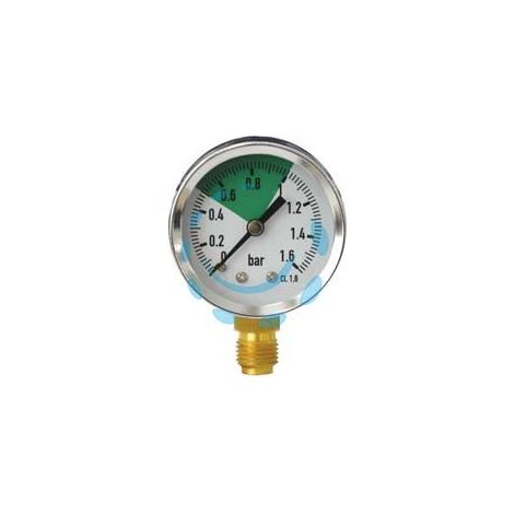MANOMETRO PER GALLEGGIANTE AD ARIA - per contenitore inox