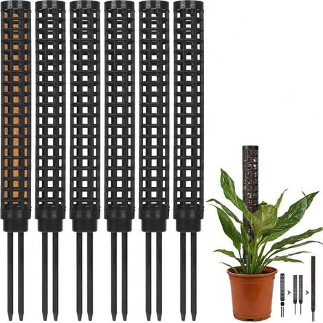 KLVGTIFS PUTuteur pour plantes grimpantes - Pack de 6 - Fibre de coco - Mousse sphaigne - Support robuste (1/4)