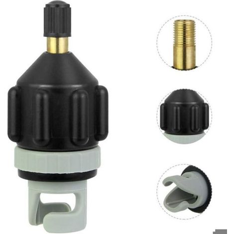 Adaptateur Pompe Kayak Embout de Gonflage Accessoire de CompresseuMATERIEL de Gonfleur pour Sup Paddle Gonflable (1/4)