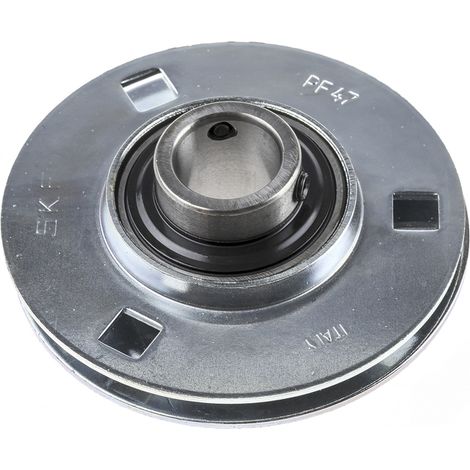 Roulement SKF, diam int 20mm, 3 trous de fixations en Acier Pressé ( Prix pour 1 )