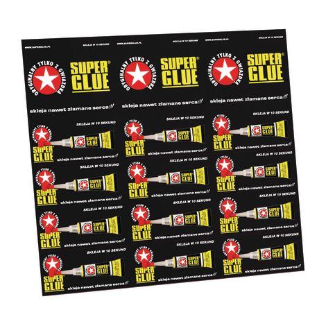 Super Glue 152120, pegamento instantáneo, paquete de 2 g x 12 unidades