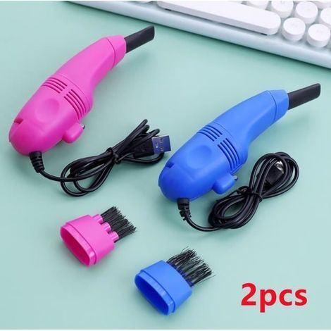 Handstaubsauger – Tischkrümelbürste – Wiederaufladbar – USB – 2 Stück (1/4)