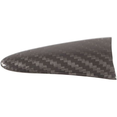 1-teilige Mittelkonsolenabdeckung aus massiver Kohlefaser, staubdichte Lenkrad-Mittelkonsole, kompatibel mit Infiniti Q50 Q60 (1/5)