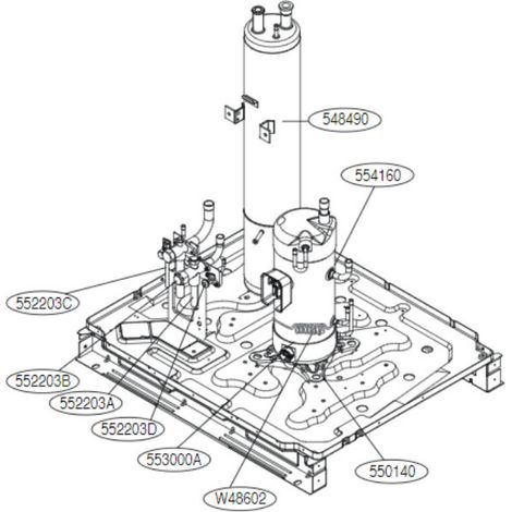 Compresseur (Repère 554160)