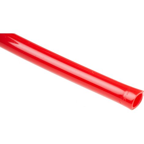Tuyau à air RS PRO, 4mm x 2.5mm x 30m Rouge en Nylon ( Prix pour 1 )